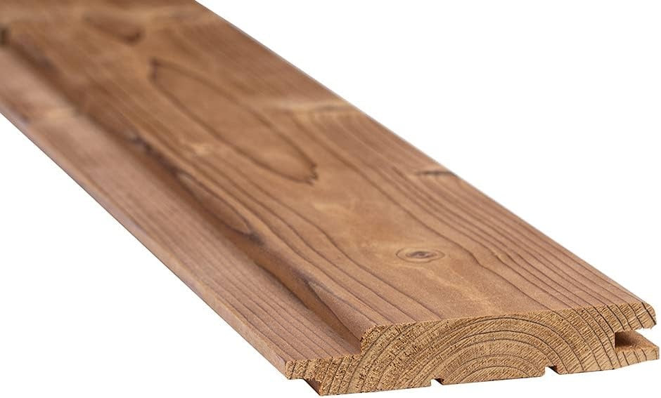 Termicky upravené smrekové profilované dosky STP 15 × 90 mm – sáuna, interiér, fasáda, balíenie 6 ks